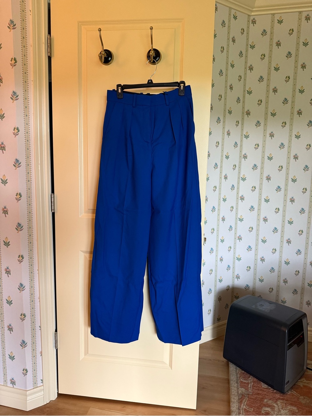Zara Electric Blue Wide-Leg Trousers